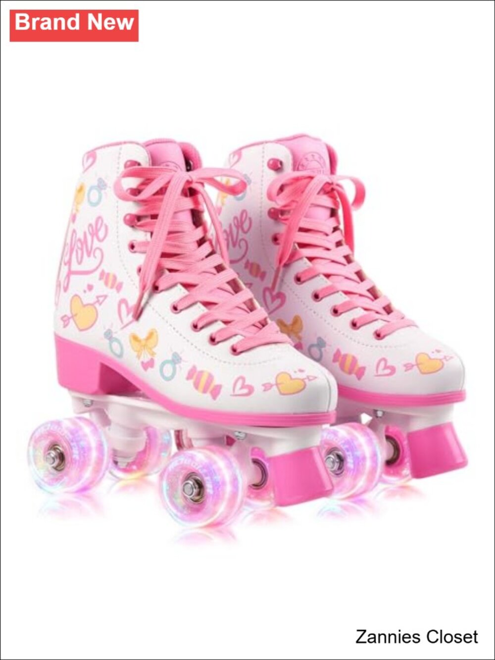 ✨ METROLLER Classic Quad Roller Skates Girls Women PU Leather Indoor Outdoor